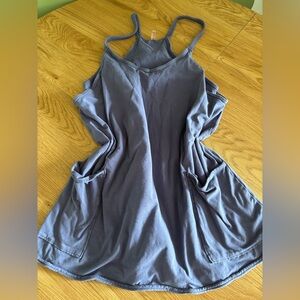 Free People Movement Hot Shot Mini Blue Dress